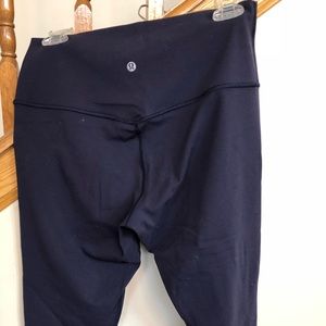 Lululemon dark blue cropped Align pants